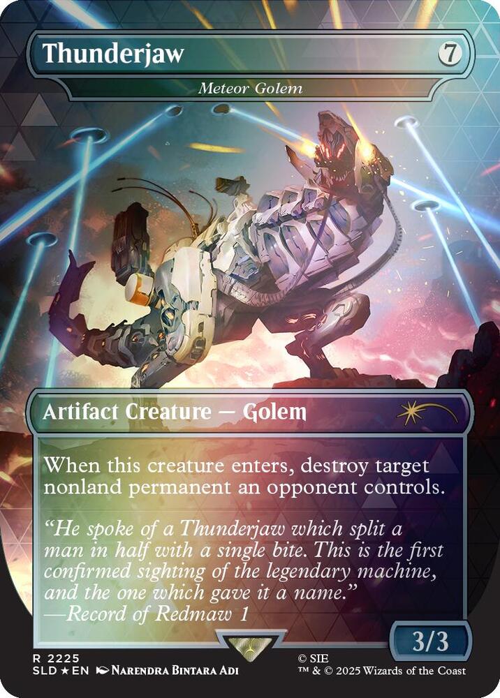 Thunderjaw - Meteor Golem (Rainbow Foil)