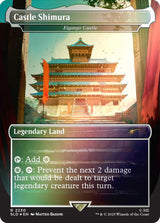 Castle Shimura - Eiganjo Castle (Rainbow Foil) - Magic: The Gathering