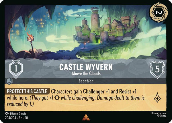 Castle Wyvern - Above the Clouds - Disney Lorcana