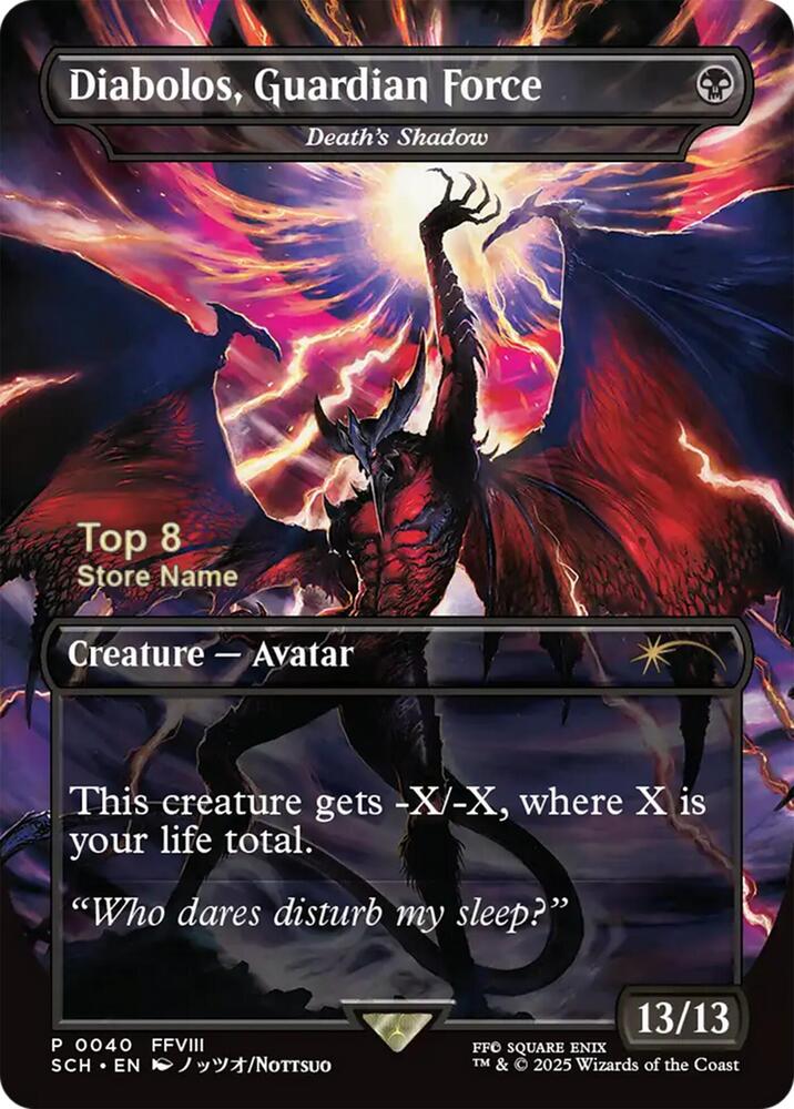 Diabolos, Guardian Force - Death's Shadow (Top 8)