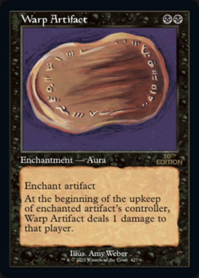 Warp Artifact (Retro Frame)