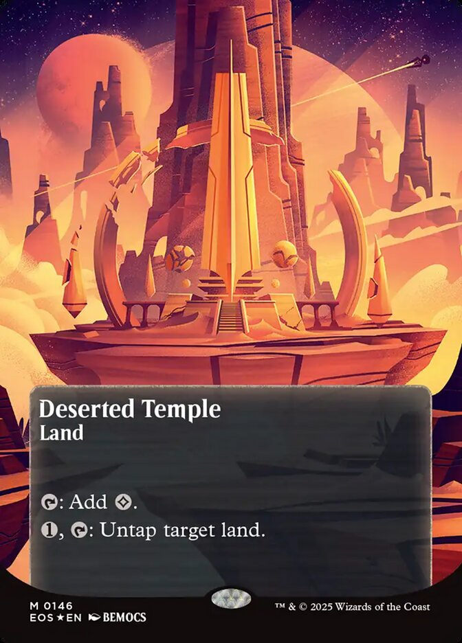 Deserted Temple (0146) (Borderless) (Galaxy Foil)