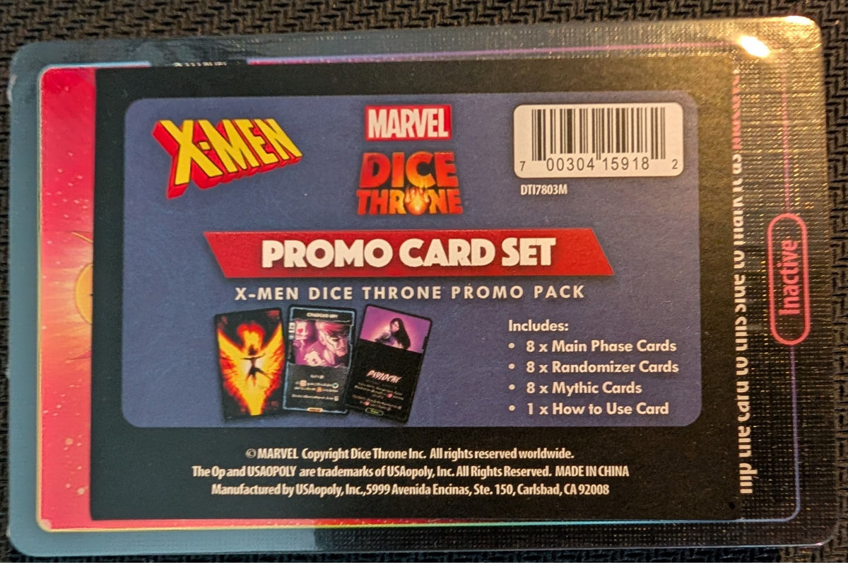 Marvel Dice Throne: X-Men – Promo Card Set