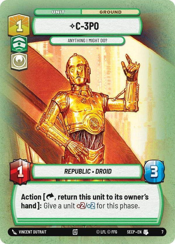 C-3PO - Anything I Might Do? - Star Wars Unlimited