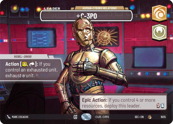 C-3PO - Human-Cyborg Relations (Showcase) - Star Wars Unlimited