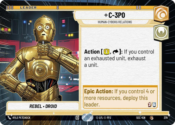 C-3PO - Human-Cyborg Relations (Hyperspace) - Star Wars Unlimited