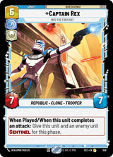 Captain Rex - Into the Firefight (Foil) - Star Wars Unlimited