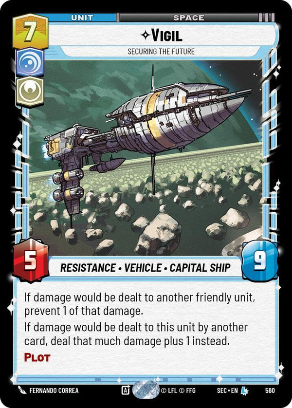 Vigil - Securing the Future (Foil) - Star Wars Unlimited