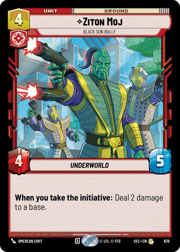 Ziton Moj - Black Sun Bully (Foil)