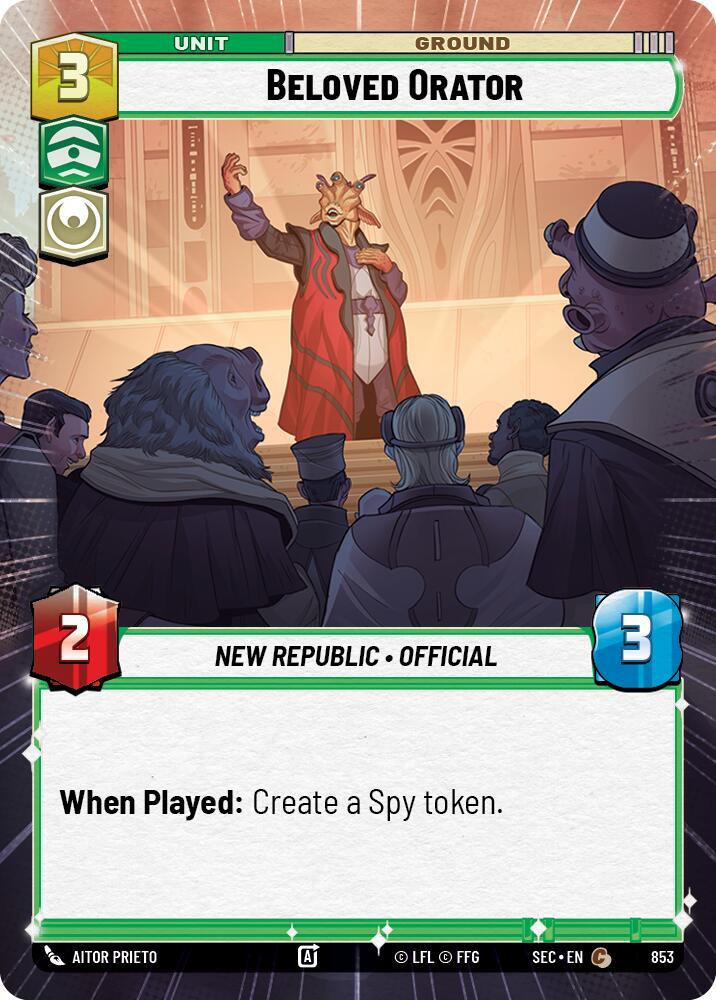 Beloved Orator (Hyperspace Foil)