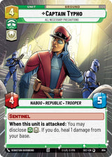 Captain Typho - All Necessary Precautions (Hyperspace Foil) - Star Wars Unlimited