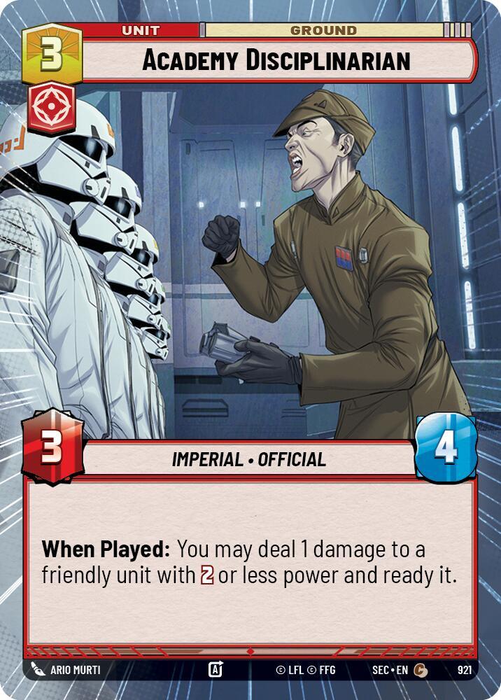 Academy Disciplinarian (Hyperspace Foil)