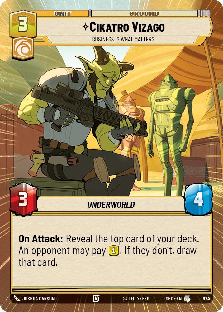 Cikatro Vizago - Business is What Matters (Hyperspace Foil)
