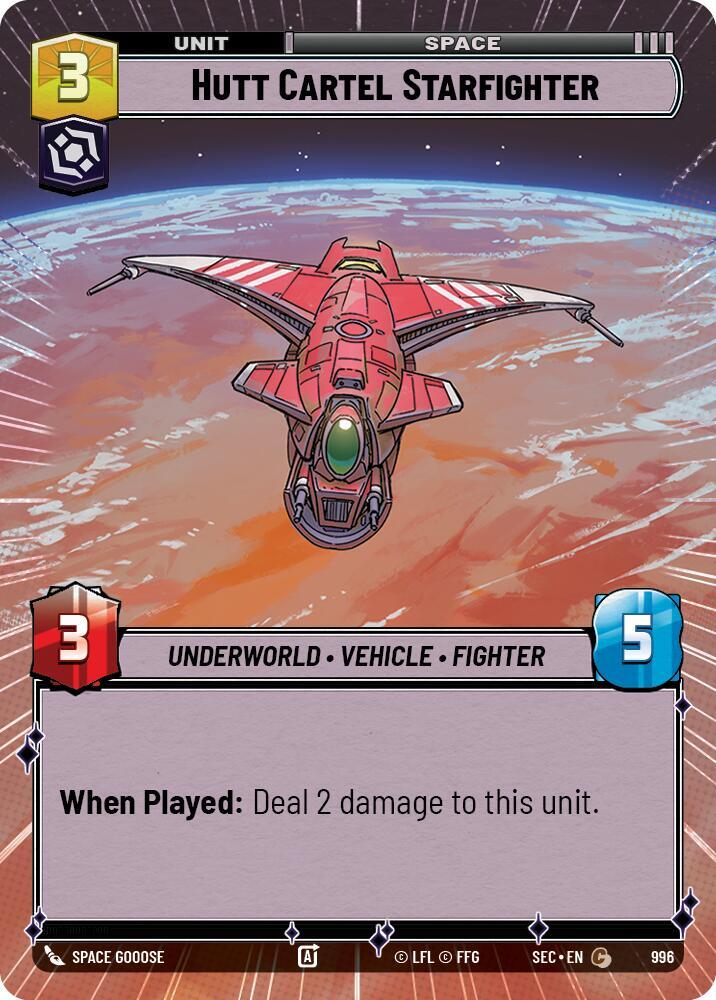 Hutt Cartel Starfighter (Hyperspace Foil)