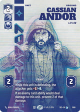 Cassian Andor - Lay Low (Prestige) - Star Wars Unlimited