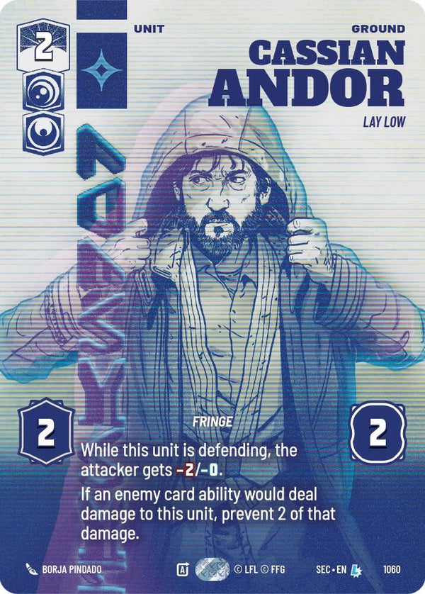 Cassian Andor - Lay Low (Prestige) - Star Wars Unlimited