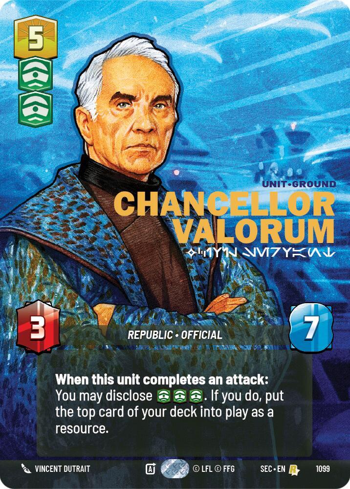 Chancellor Valorum - Civil Servant (Prestige Foil)