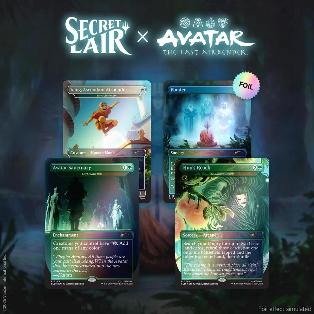 Secret Lair x Avatar: The Last Airbender: A Lot To Learn - Rainbow Foil Edition