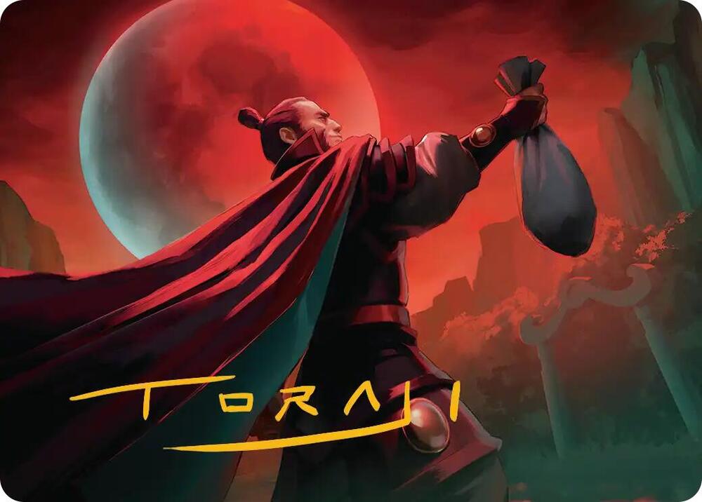 Zhao, the Moon Slayer Art Card (Gold-Stamped Signature)