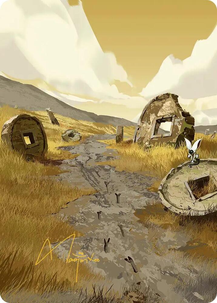 Plains Art Card (Gold-Stamped Signature)