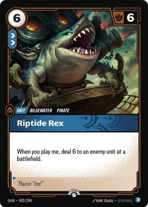 Riptide Rex - Riftbound: League of Legends TCG