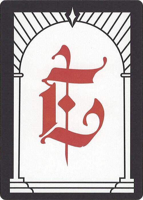 Letter Card - E