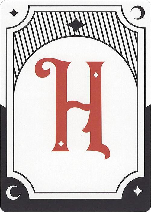 Letter Card - H