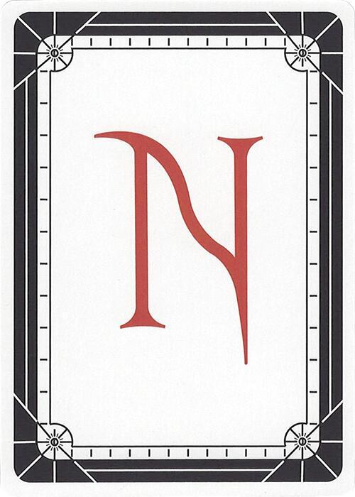 Letter Card - N