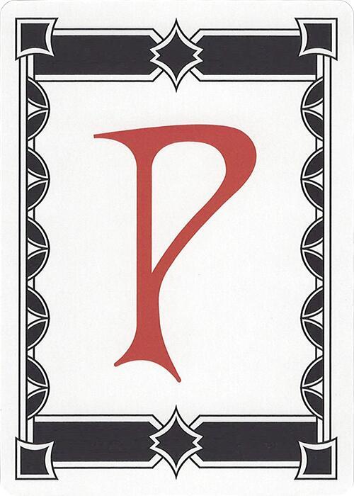 Letter Card - P