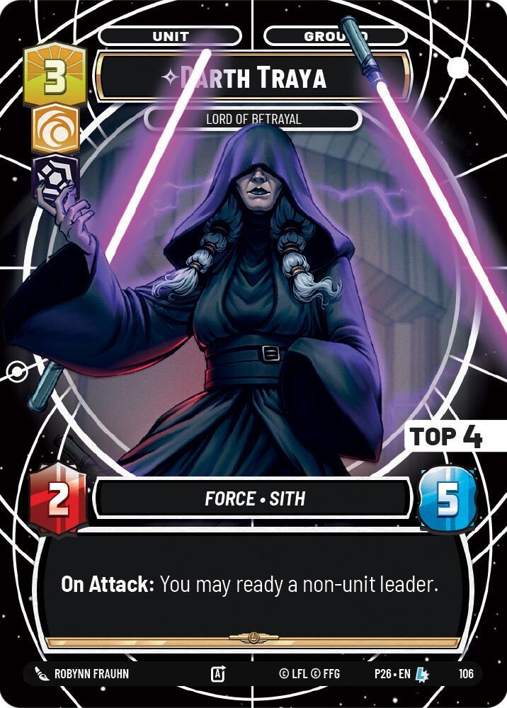 Darth Traya - Lord of Betrayal (Top 4)