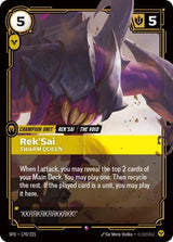 Rek'Sai - Swarm Queen - Riftbound: League of Legends TCG