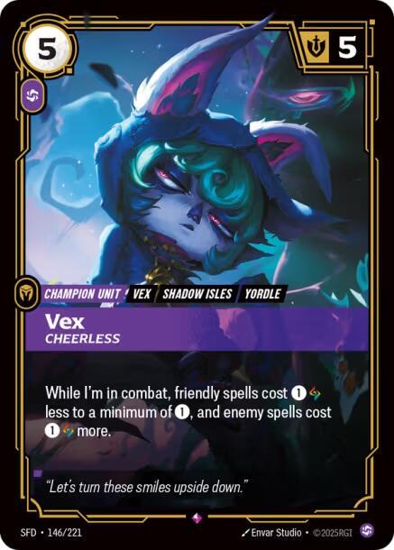 Vex - Cheerless - Riftbound: League of Legends TCG