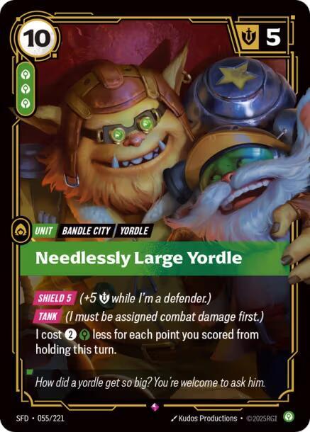 Needlessly Large Yordle - Riftbound: League of Legends TCG