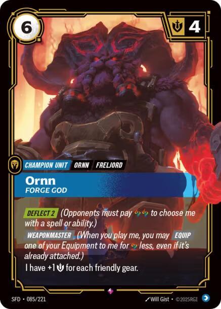 Ornn - Forge God - Riftbound: League of Legends TCG