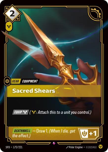 Sacred Shears - Riftbound: League of Legends TCG