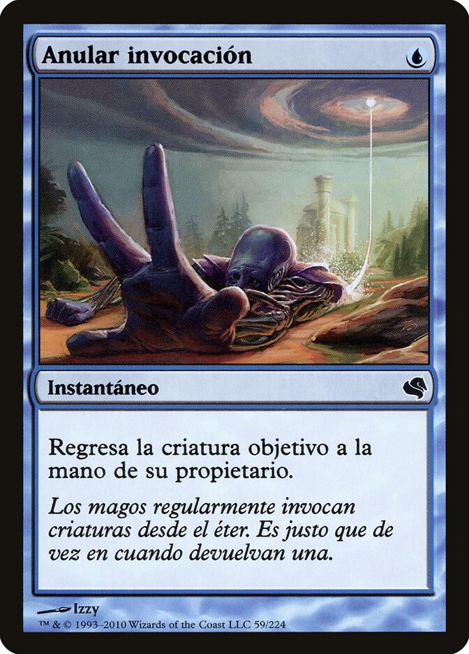 Unsummon (Spanish) - "Anular invocacion"