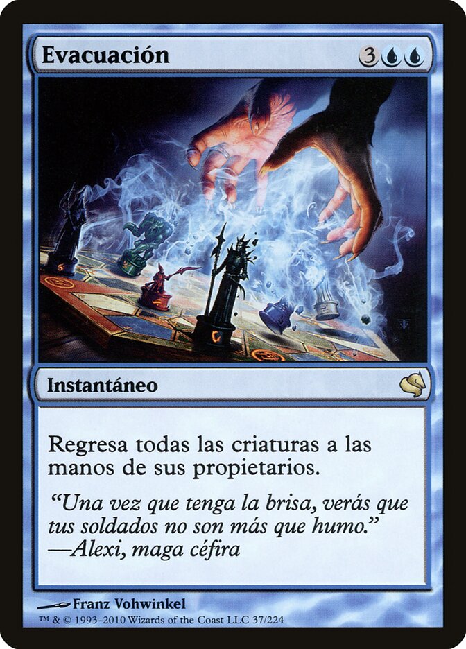 Evacuation (Spanish) - "Evacuacion"