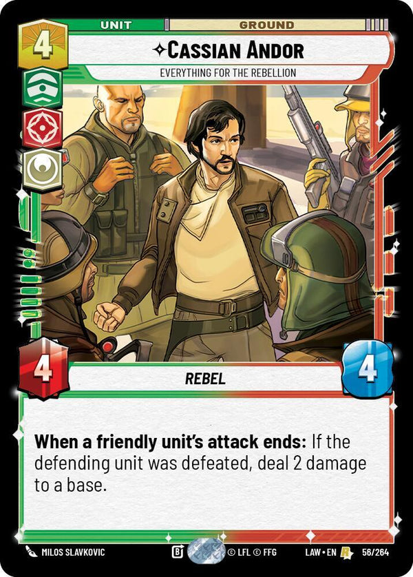 Cassian Andor - Everything for the Rebellion - Star Wars Unlimited