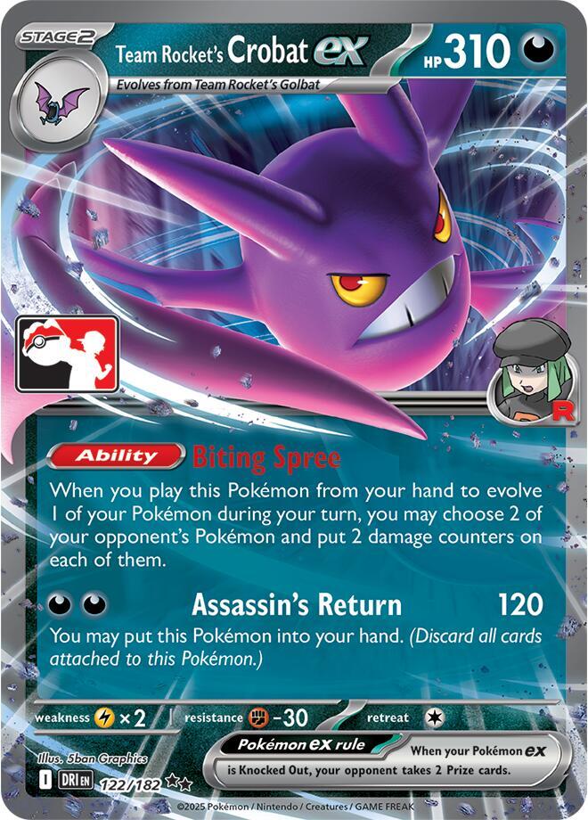 Team Rocket's Crobat ex - 122/182