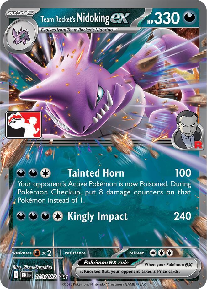 Team Rocket's Nidoking ex - 119/182
