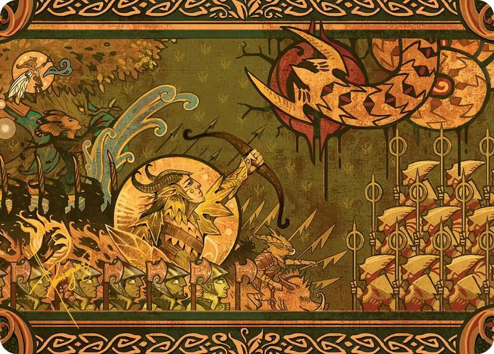 Chronicle of Victory Art Card (Gold-Stamped Signature)
