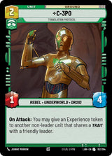 C-3PO - Translation Protocol - Star Wars Unlimited