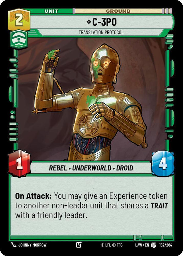 C-3PO - Translation Protocol - Star Wars Unlimited