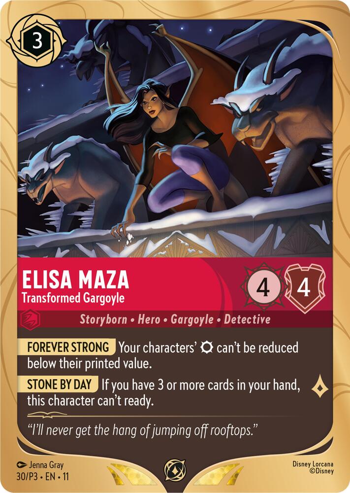 Elisa Maza - Transformed Gargoyle