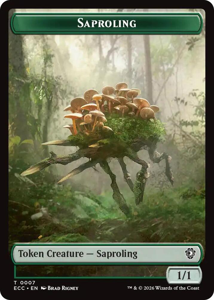 Saproling // The Monarch Double-Sided Token