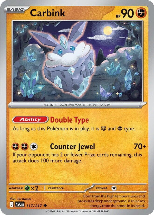 Carbink - 117/217 - Pokémon