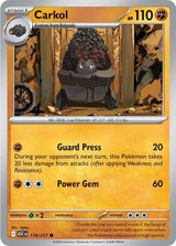 Carkol - Pokémon