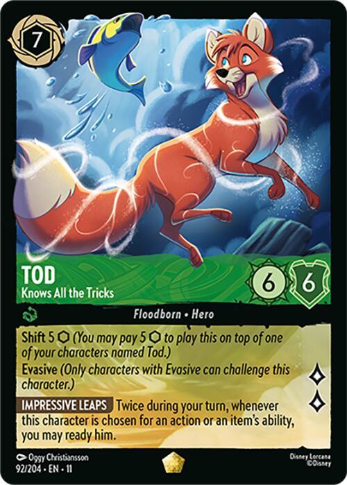 Tod - Knows All the Tricks - Disney Lorcana