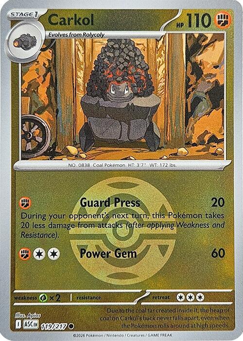 Carkol (Dusk Ball) - Pokémon