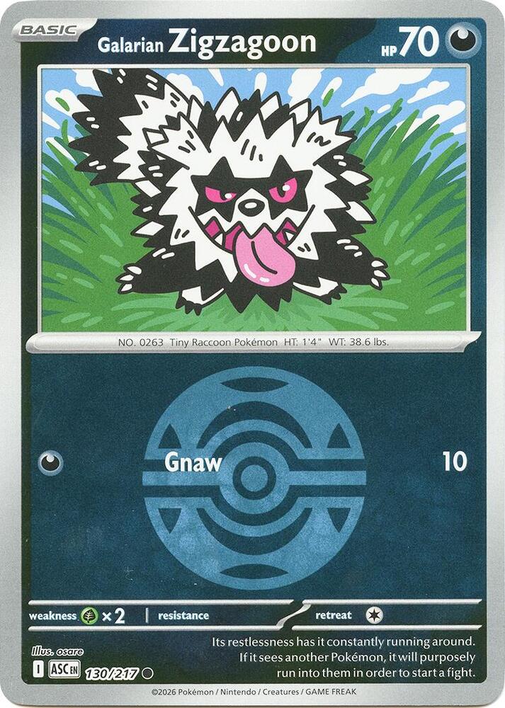 Galarian Zigzagoon (Dusk Ball)